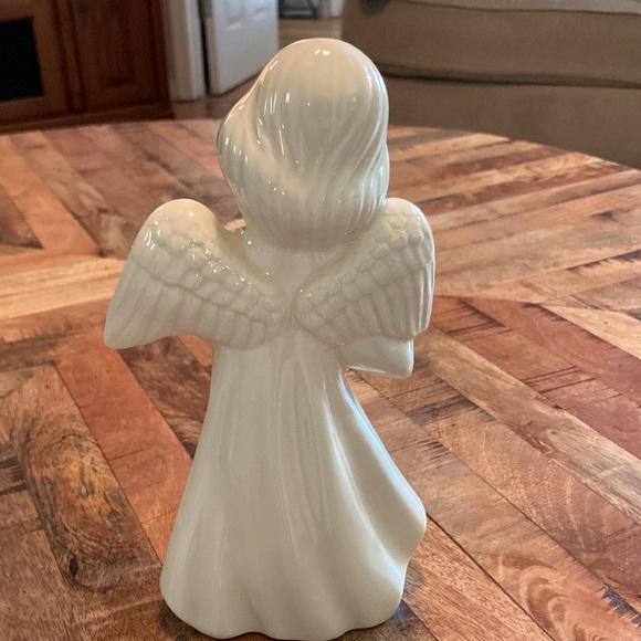 Ceramic Angel with harp - Picture 3 of 4